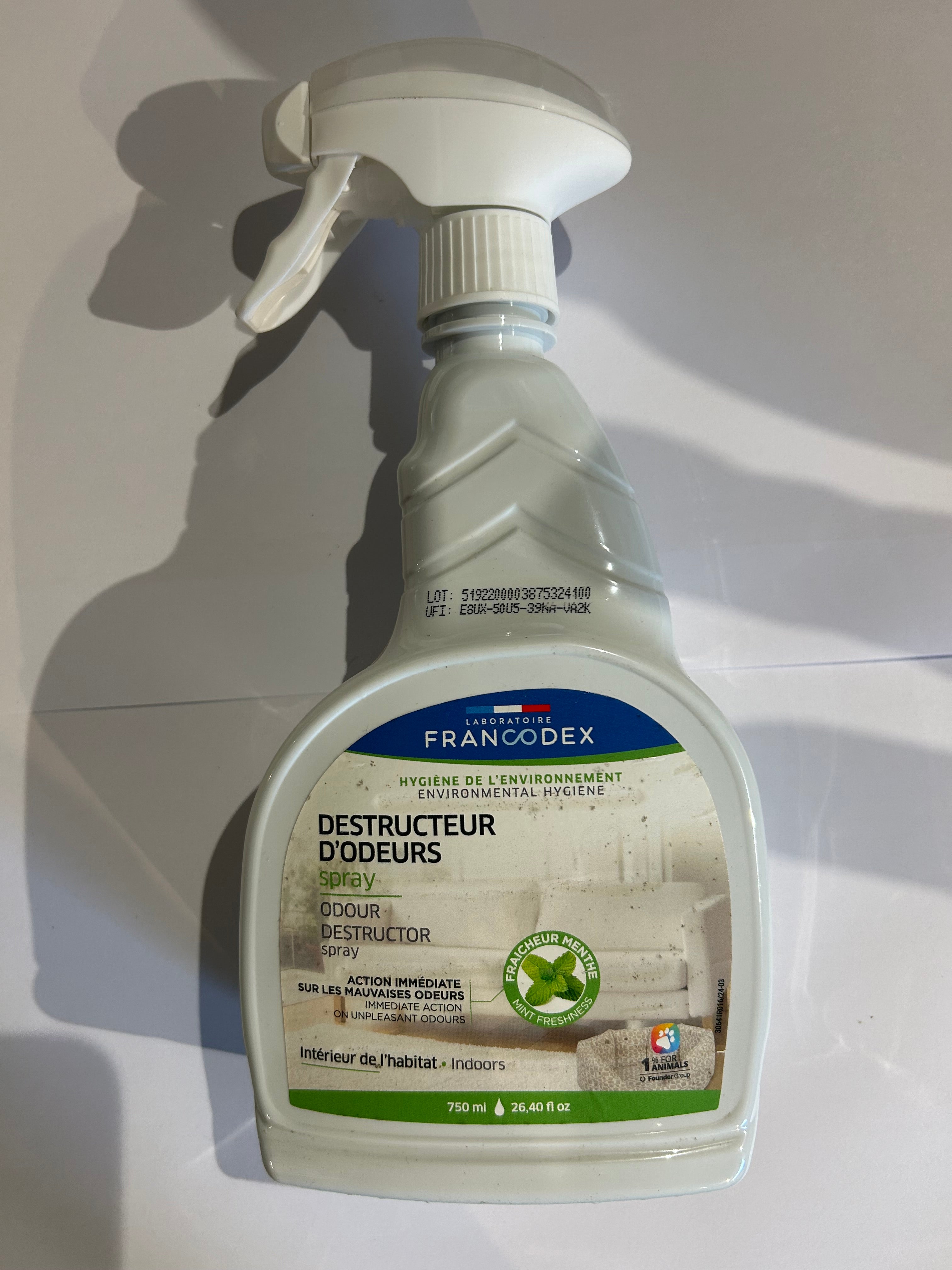Destructeur d’Odeurs Spray - Francodex