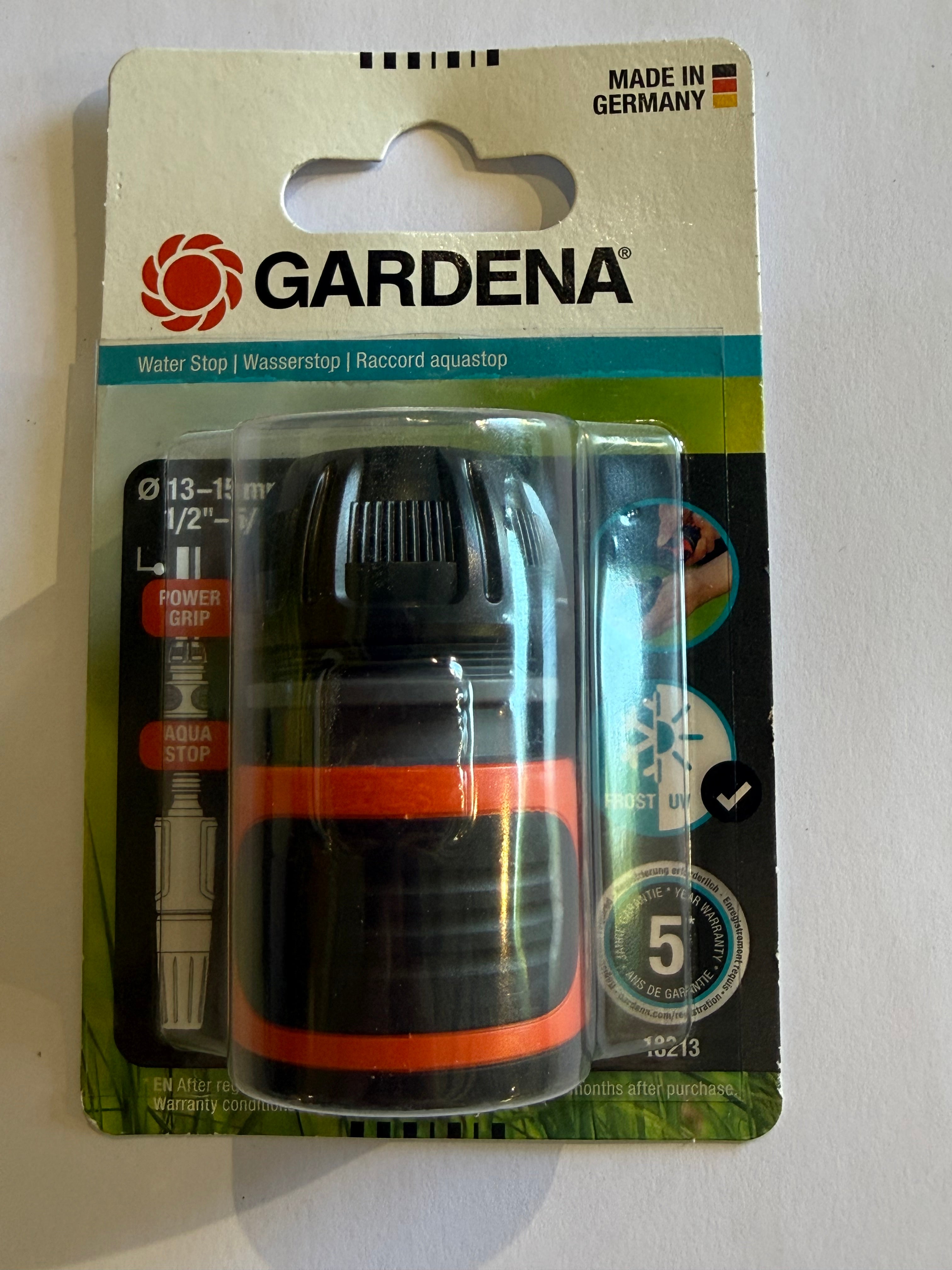 Raccord Aquastop 13-15 mm (1/2" – 5/8")- Gardena