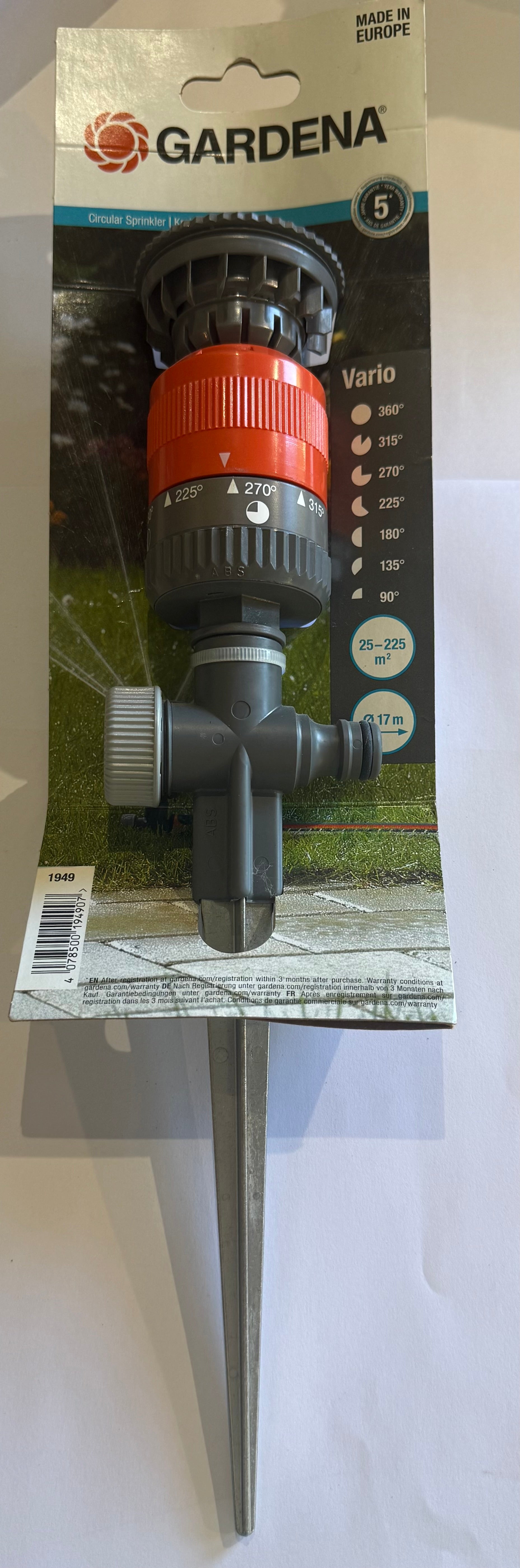 Arroseur circulaire Vario sur pic - Gardena