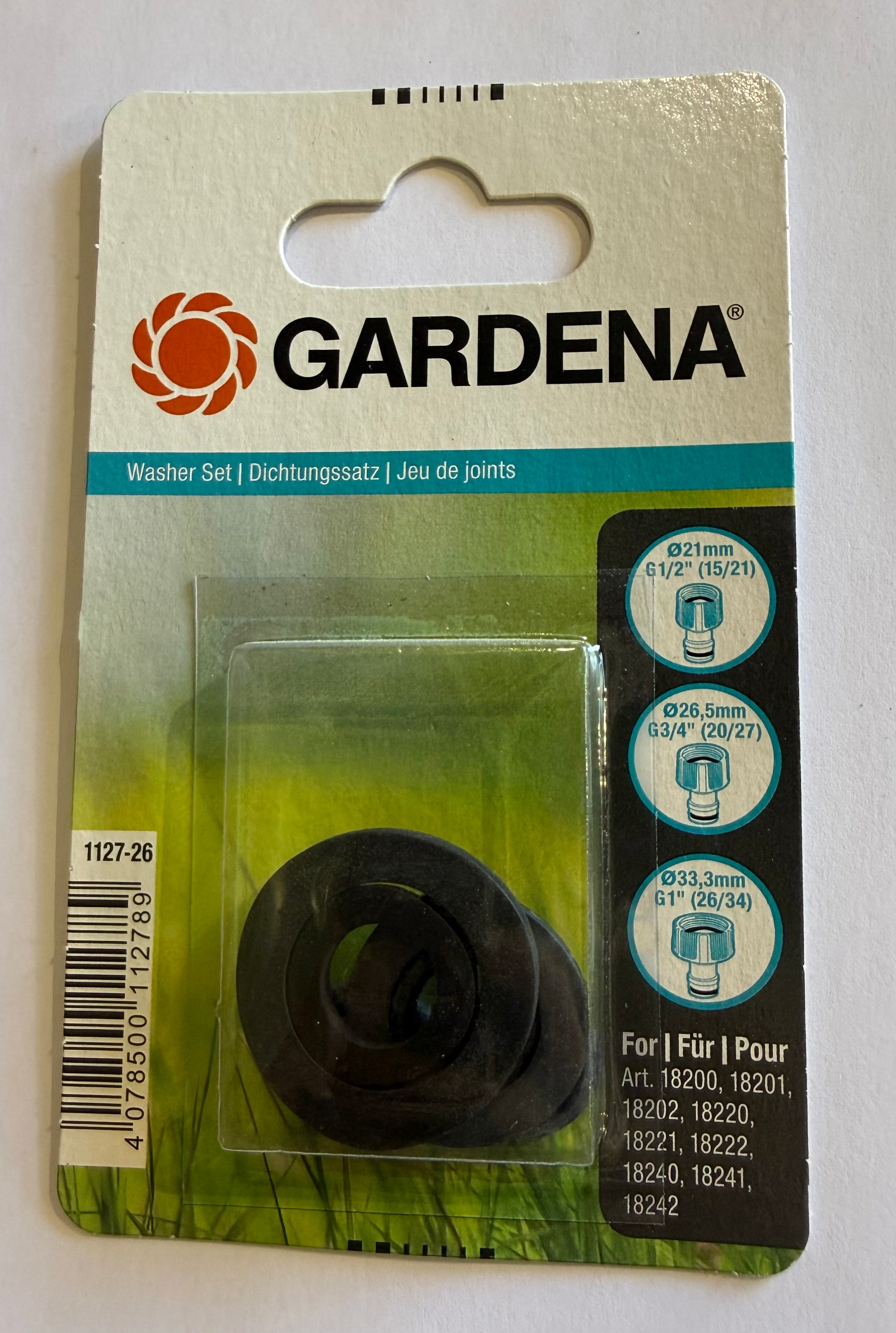Jeu de joints pour raccords d’arrosage - Gardena