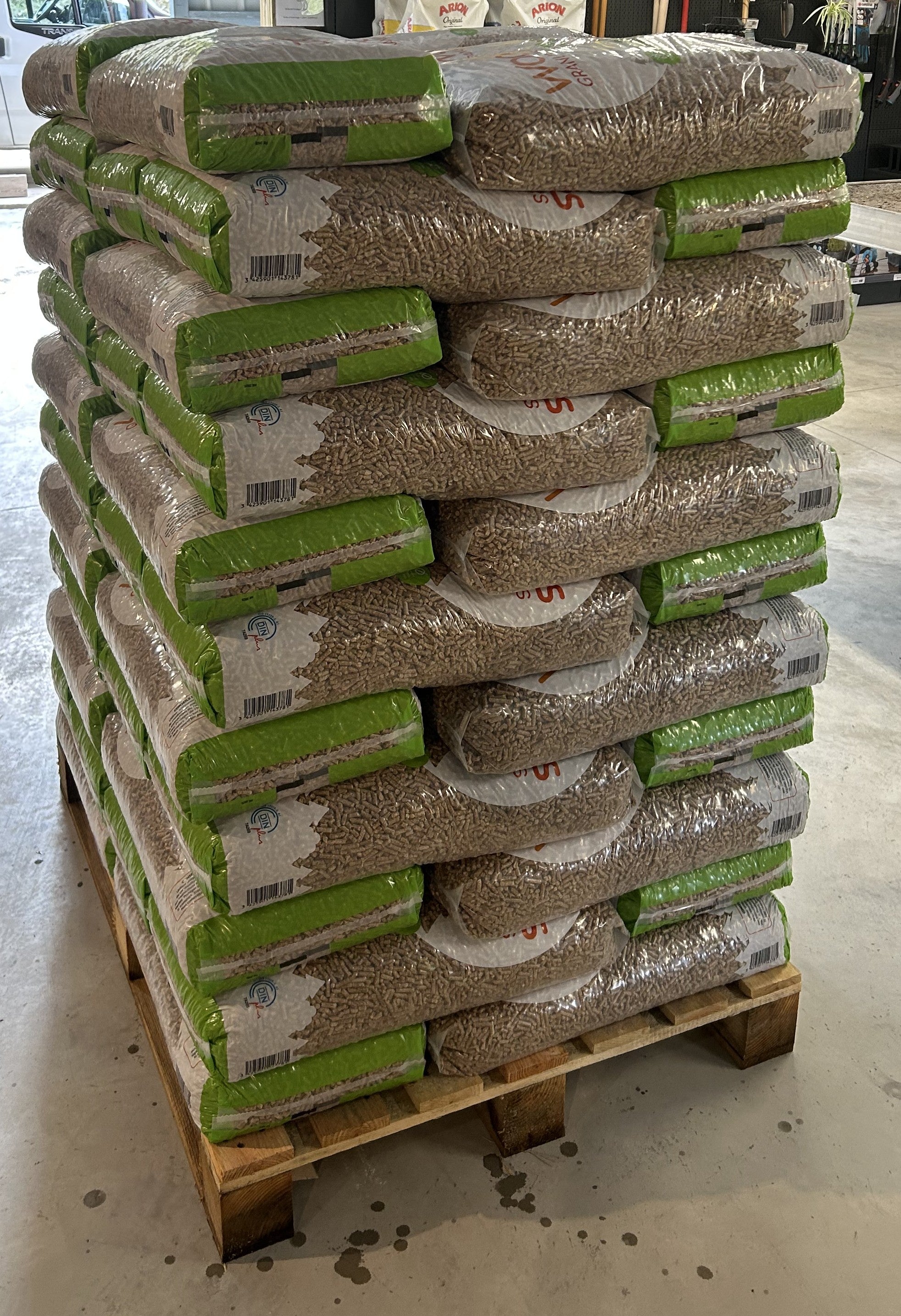 Granulés de bois - Woodies - Palettes