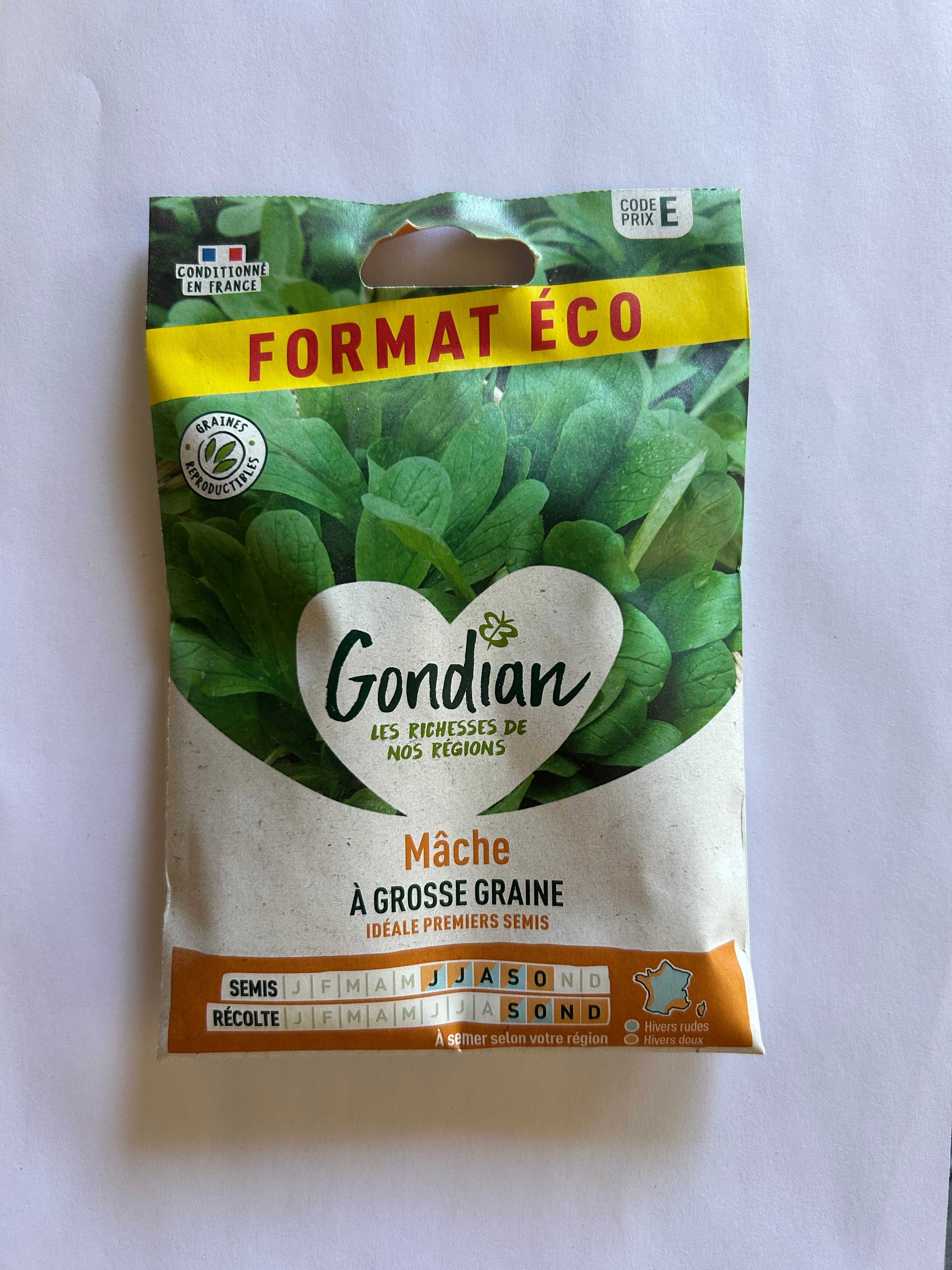 Mâche grosse graine format eco