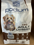 Croquette Poduim Adulte Mini Chien Agneau 2.5kg