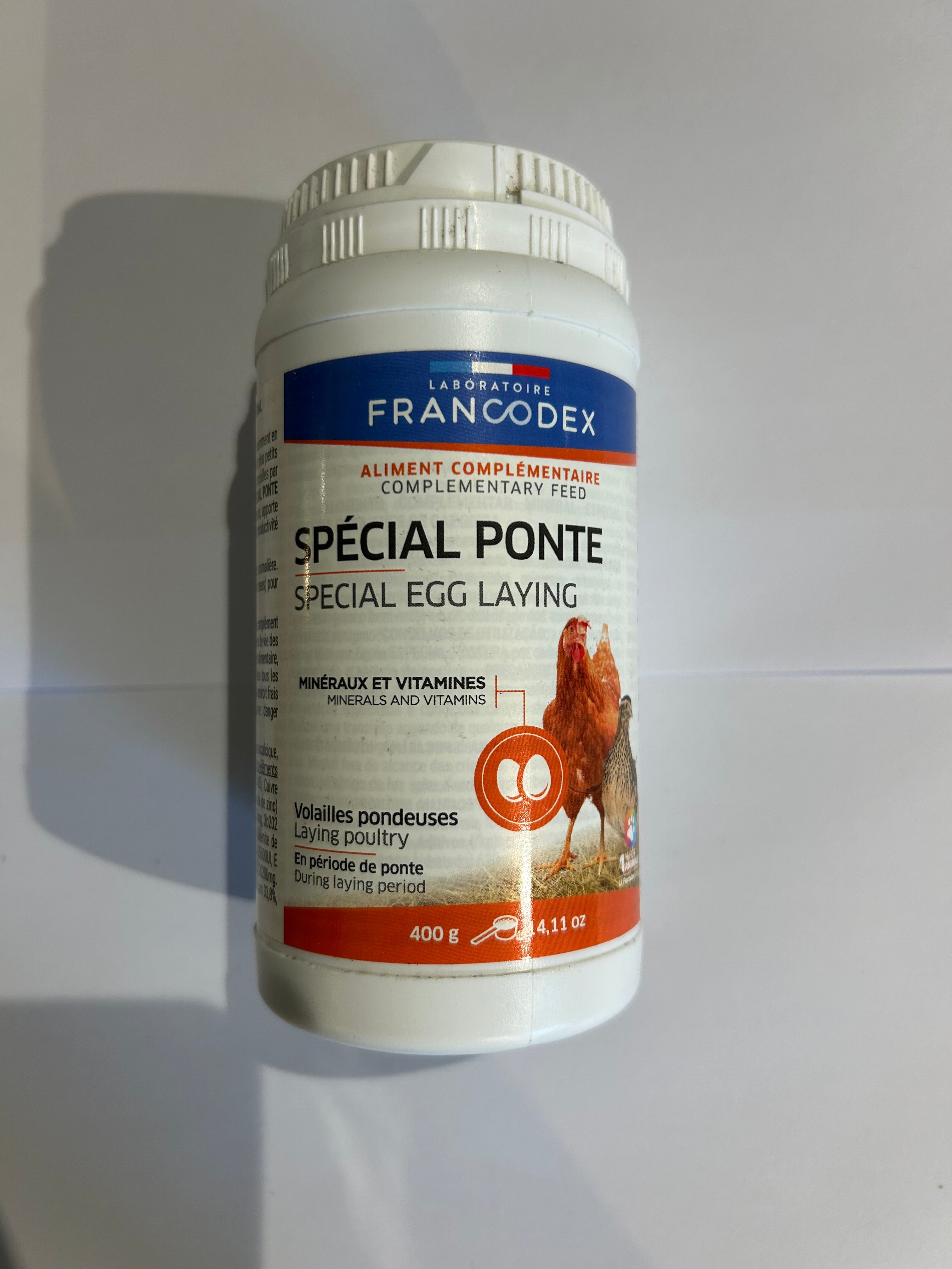 Spécial Ponte – Minéraux & Vitamines pour Volailles Pondeuses - Francodex