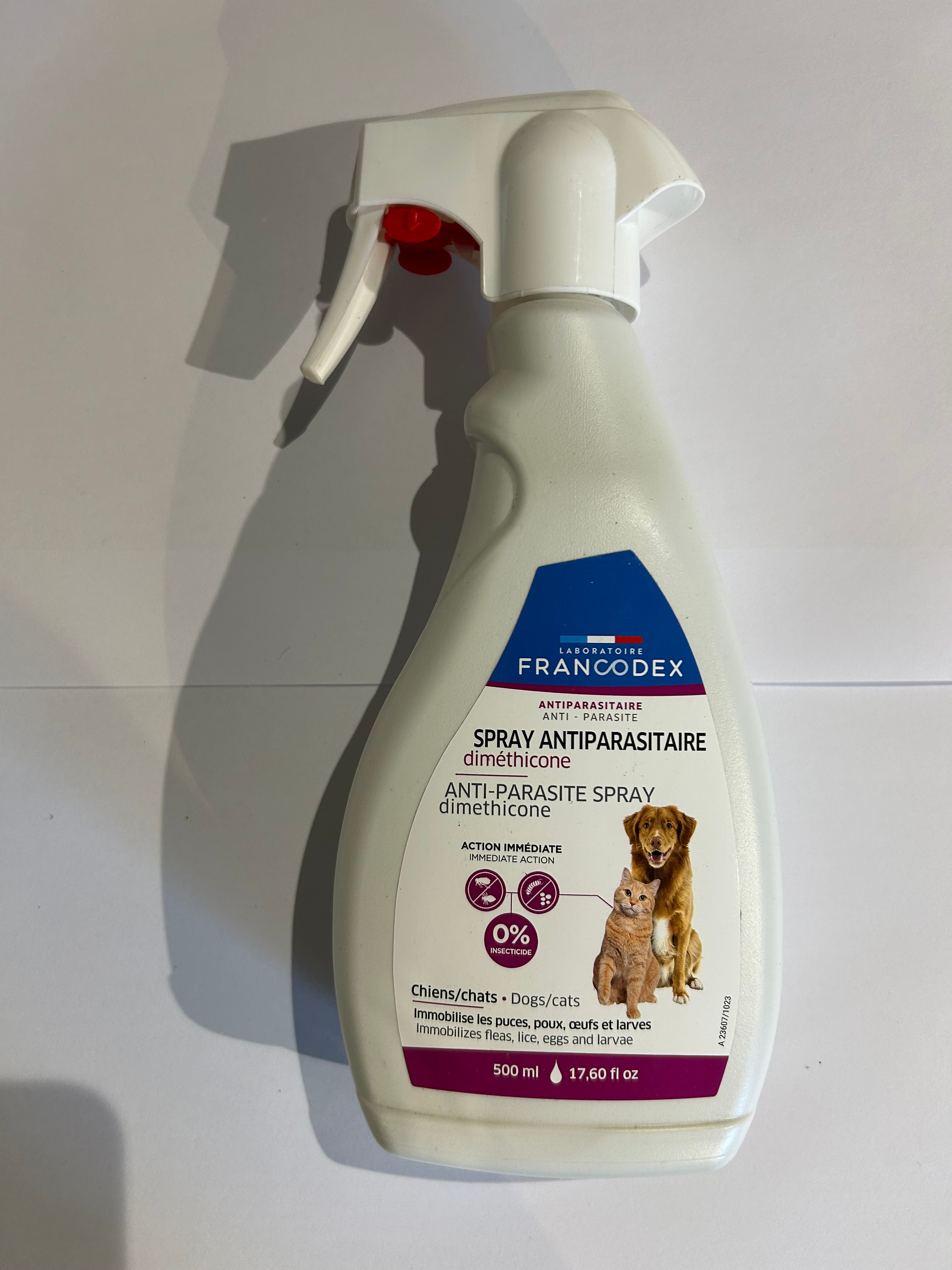 Spray Antiparasitaire Diméticone - Francodex